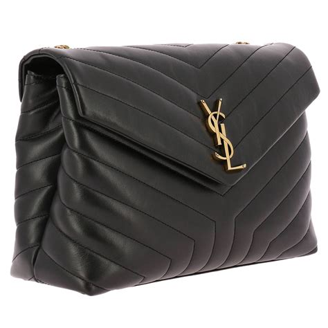 ysl borsa lucida|Borsa LOU mini in pelle lucida trapuntata .